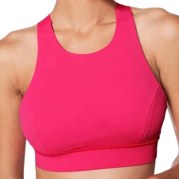 Lululemon Fast & Free Bra (Nulux) Razzle - Picture 1 of 14